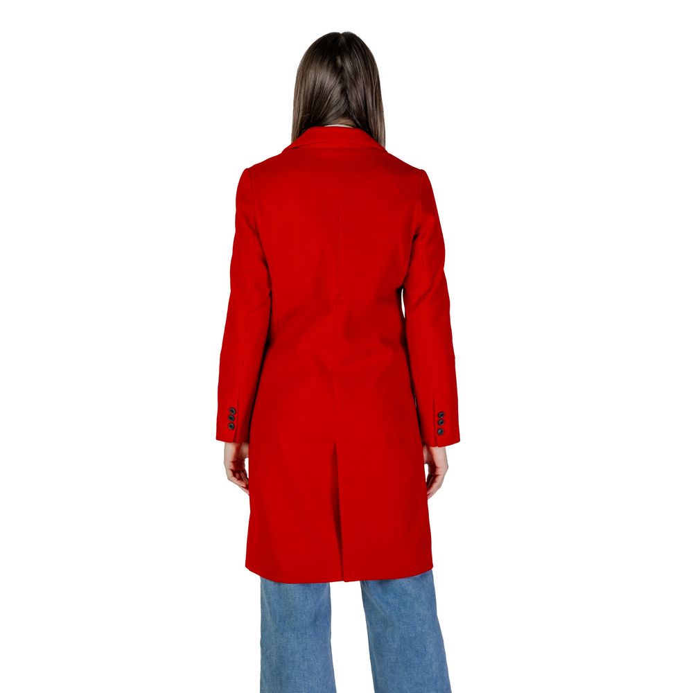 Vero Moda Roter Polyestermantel