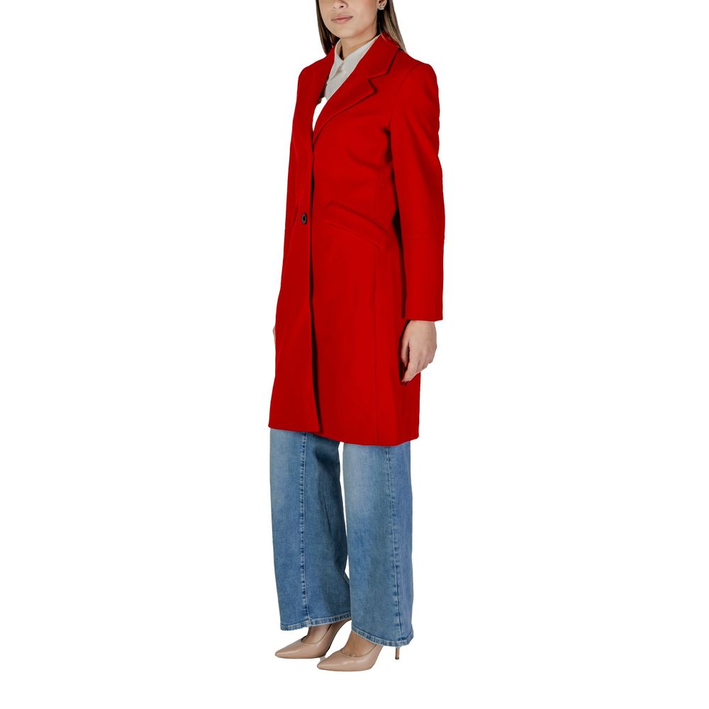 Vero Moda Roter Polyestermantel