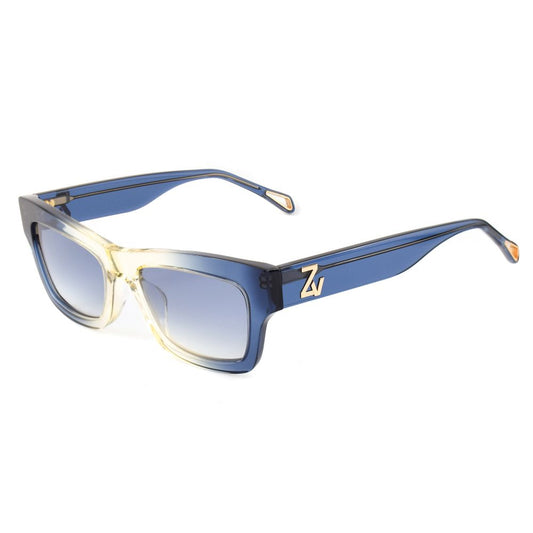 Zadig & Voltaire Blaue Acetat -Sonnenbrille