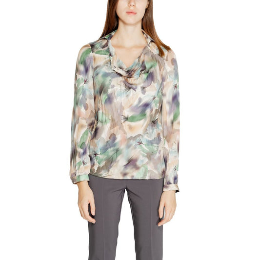 Rinascimento Grüne Polyesterbluse