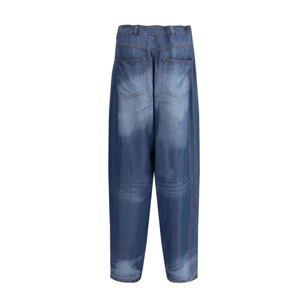 Magliano Denim Drucken Sie Pijama Hosen