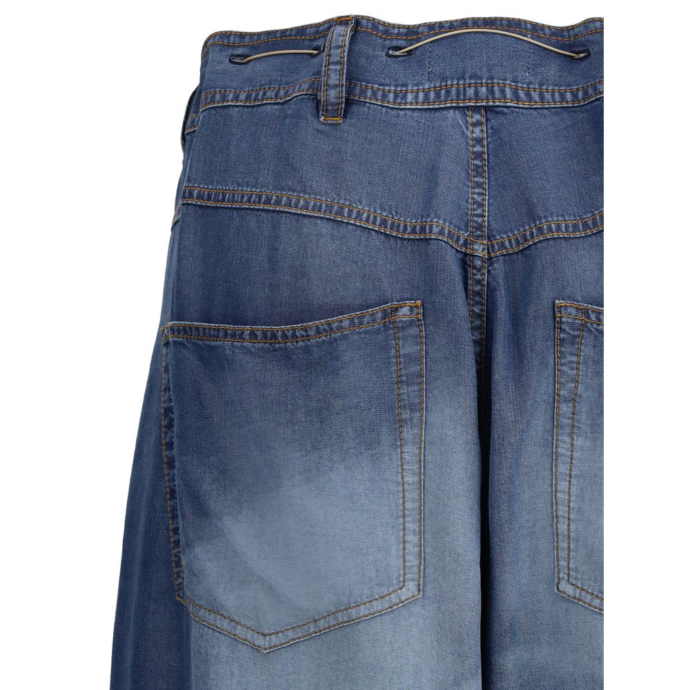 Magliano Denim Drucken Sie Pijama Hosen
