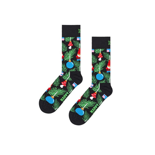 Happy Socks Schwarze Baumwollsocke