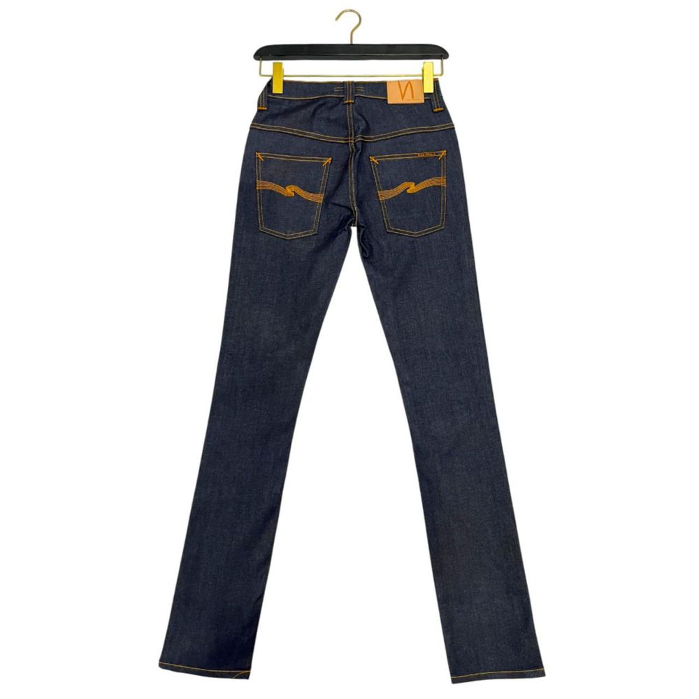 Nudie Jeans Blaue Baumwolle damen Jean
