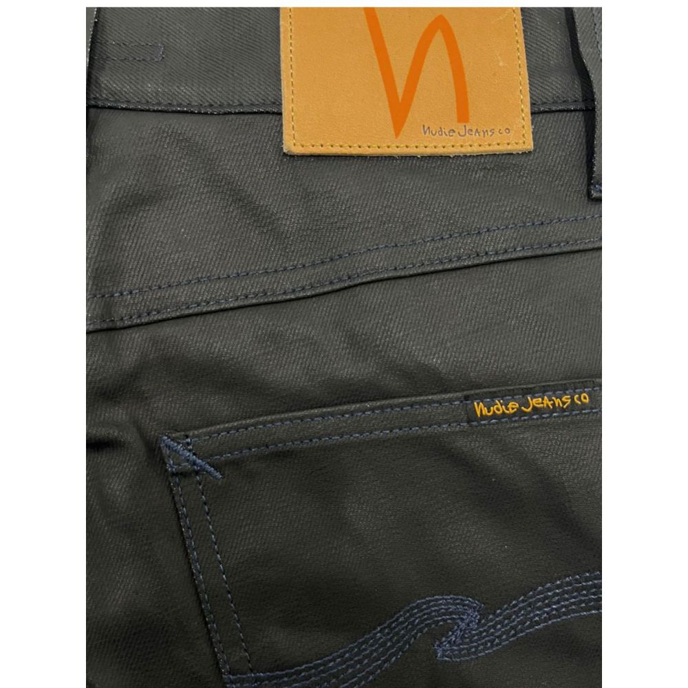 Nudie Jeans Schwarze Baumwolle herren Jeans