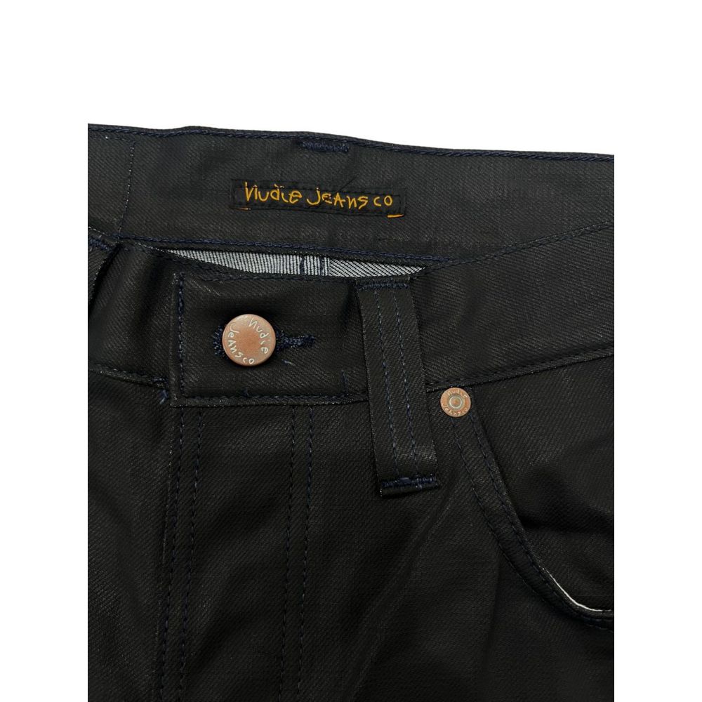 Nudie Jeans Schwarze Baumwolle herren Jeans