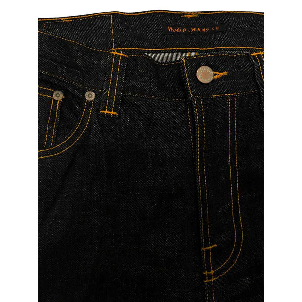Nudie Jeans Schwarze Baumwolle herren Jeans