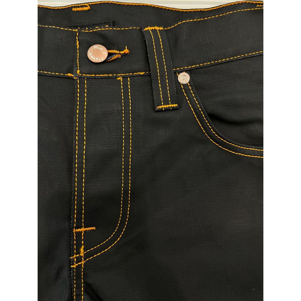 Nudie Jeans Schwarze Baumwolle herren Jean