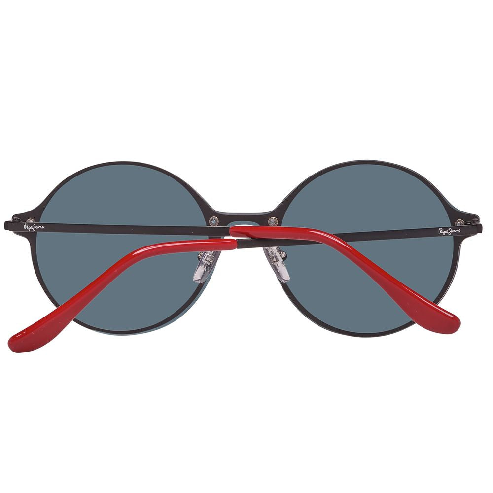 Pepe Jeans Schwarze Metall -Sonnenbrille