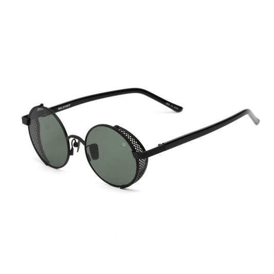 Belstaff Schwarze Acetat -Sonnenbrille