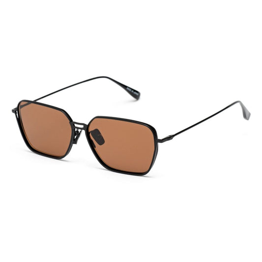 Belstaff Schwarze Edelstahl -Sonnenbrille