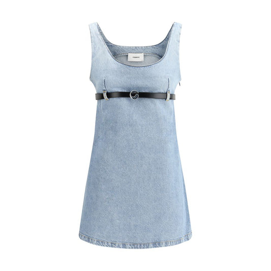 Coperni Denim kurze hose Kleid