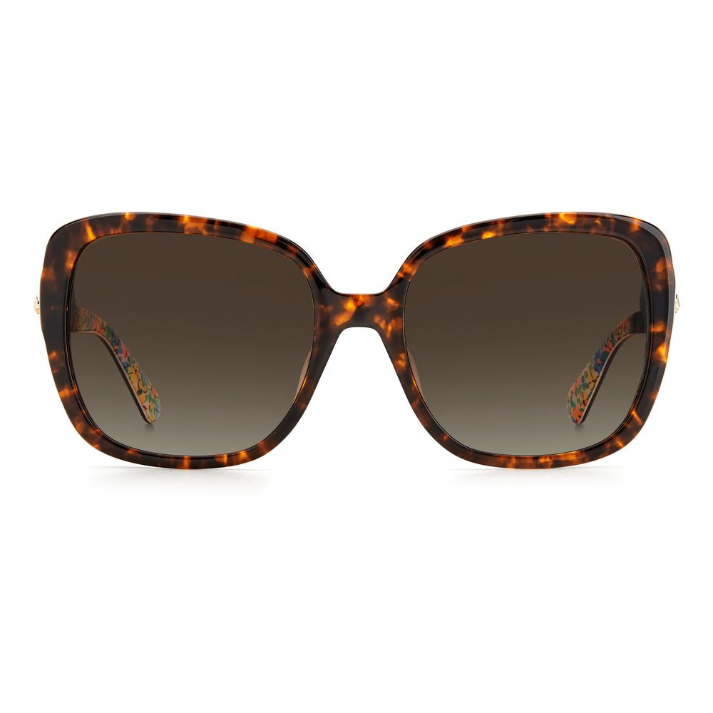 Kate Spade Braune Acetat -Sonnenbrille