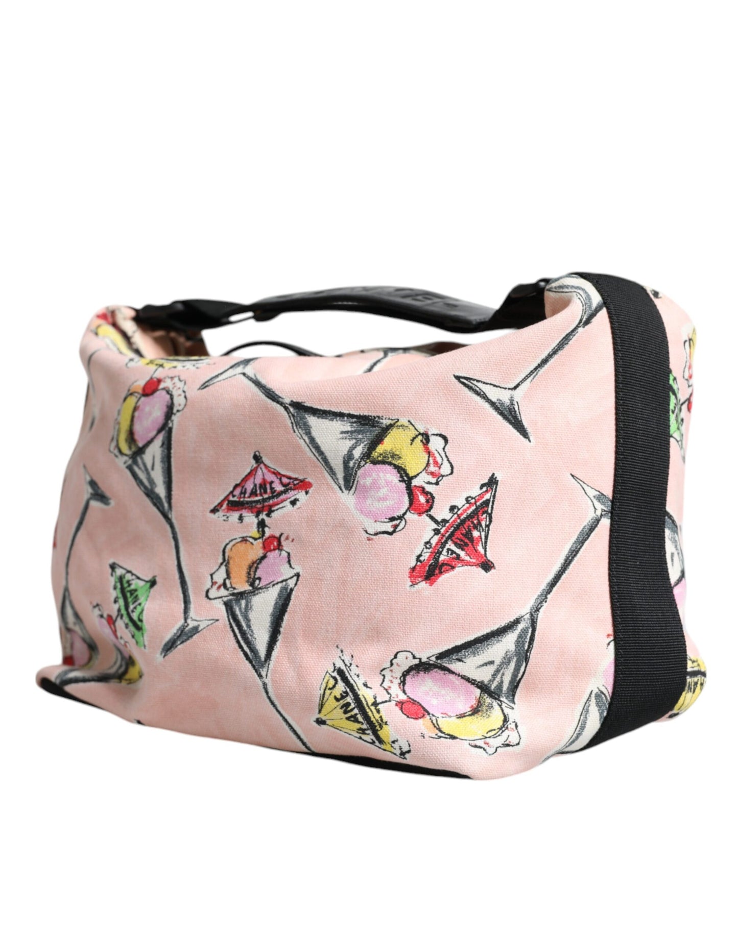 Chanel Pink Cruise Collection Parfait Canvas Printed Taschenbrand