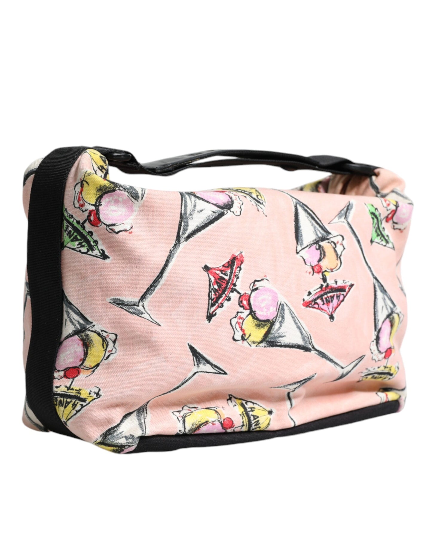 Chanel Pink Cruise Collection Parfait Canvas Printed Taschenbrand