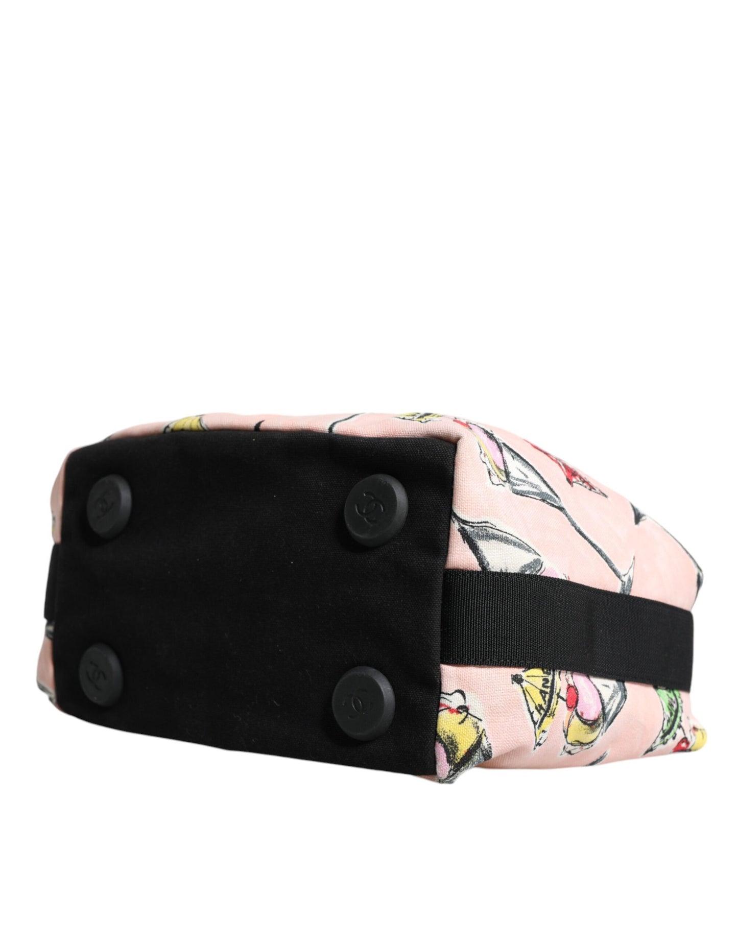 Chanel Pink Cruise Collection Parfait Canvas Printed Taschenbrand