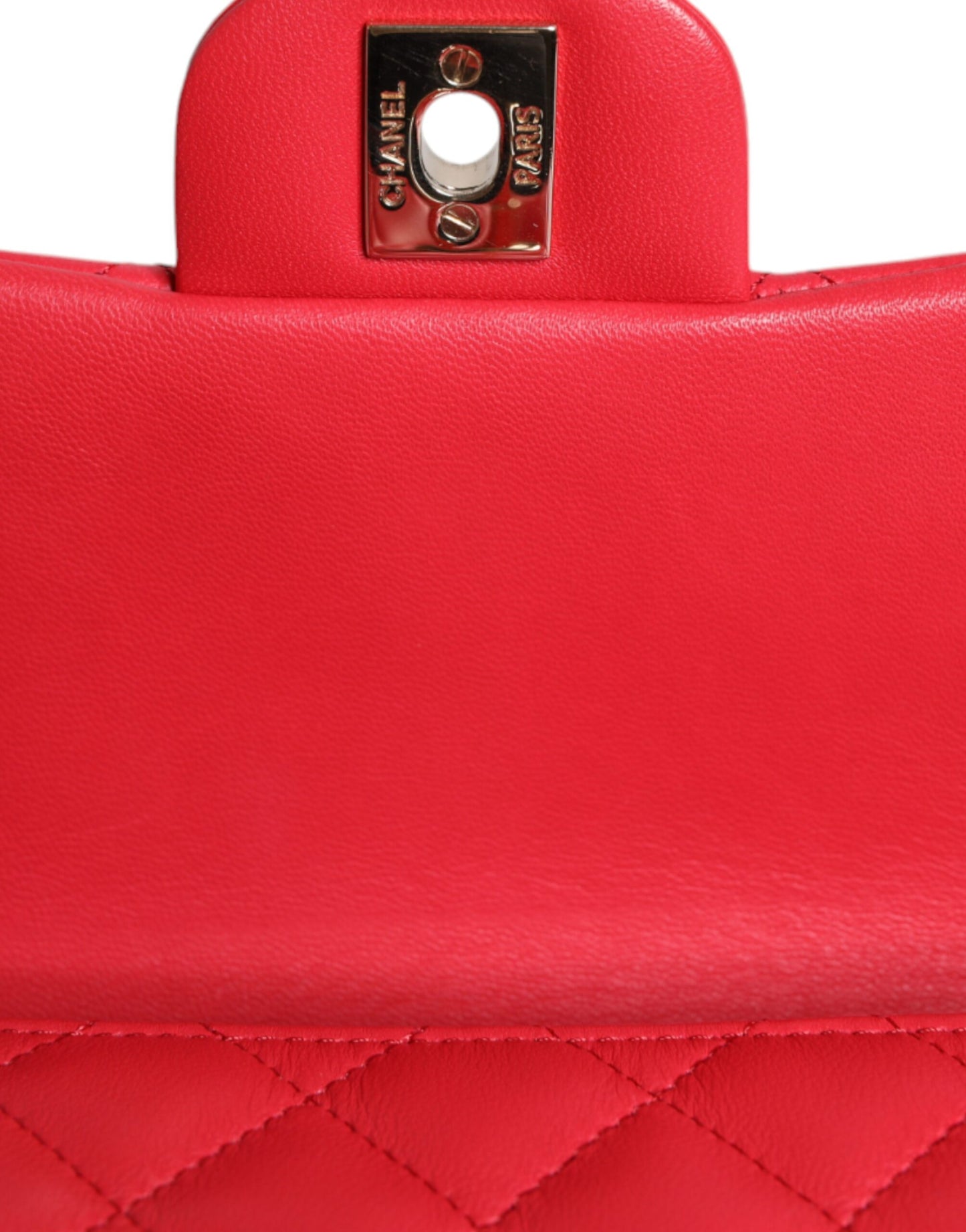 Chanel Rosa Matelasse -Ketten -Schulter -Lambsautasche Mini