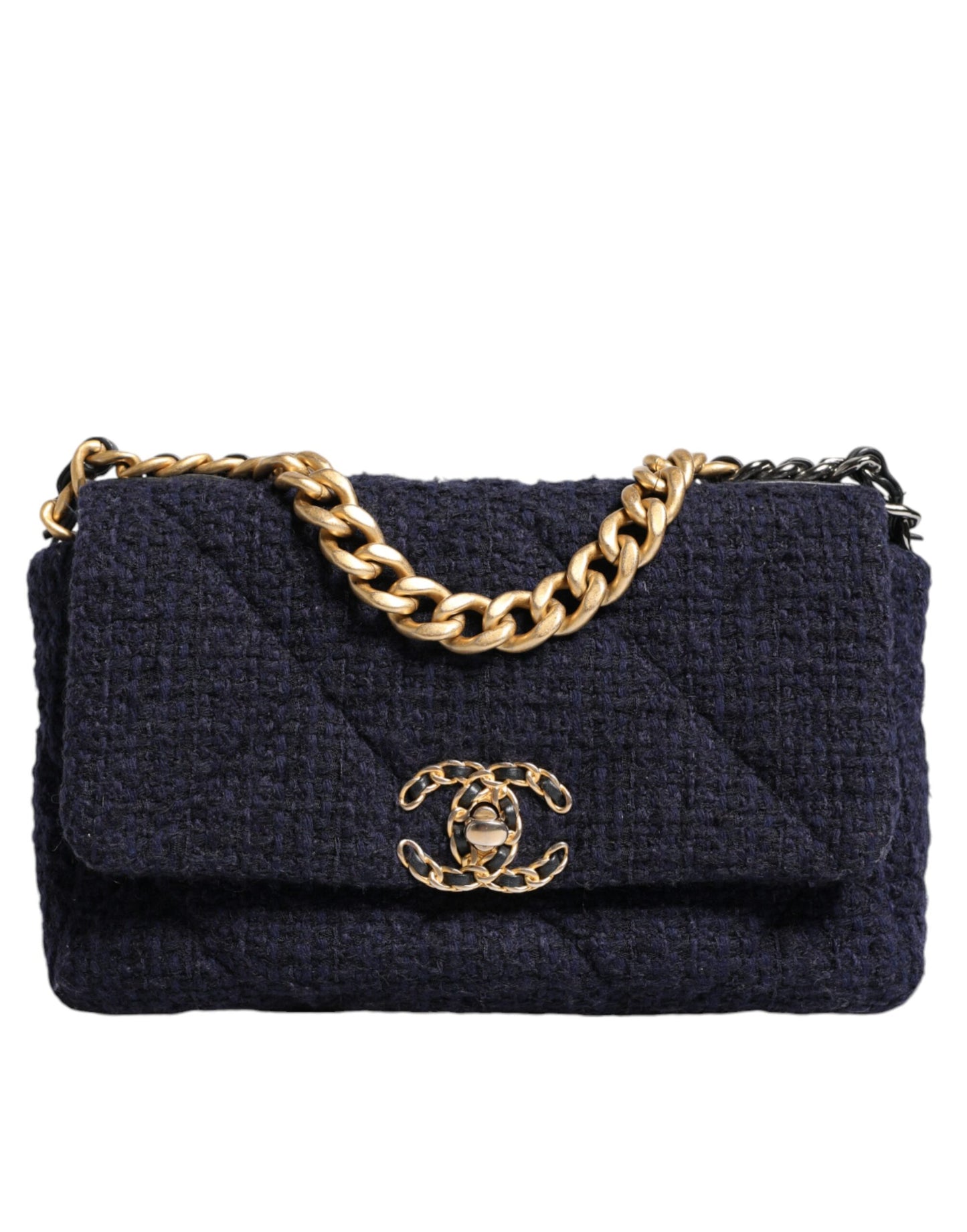 Chanel Dunkelblau mittelgroß