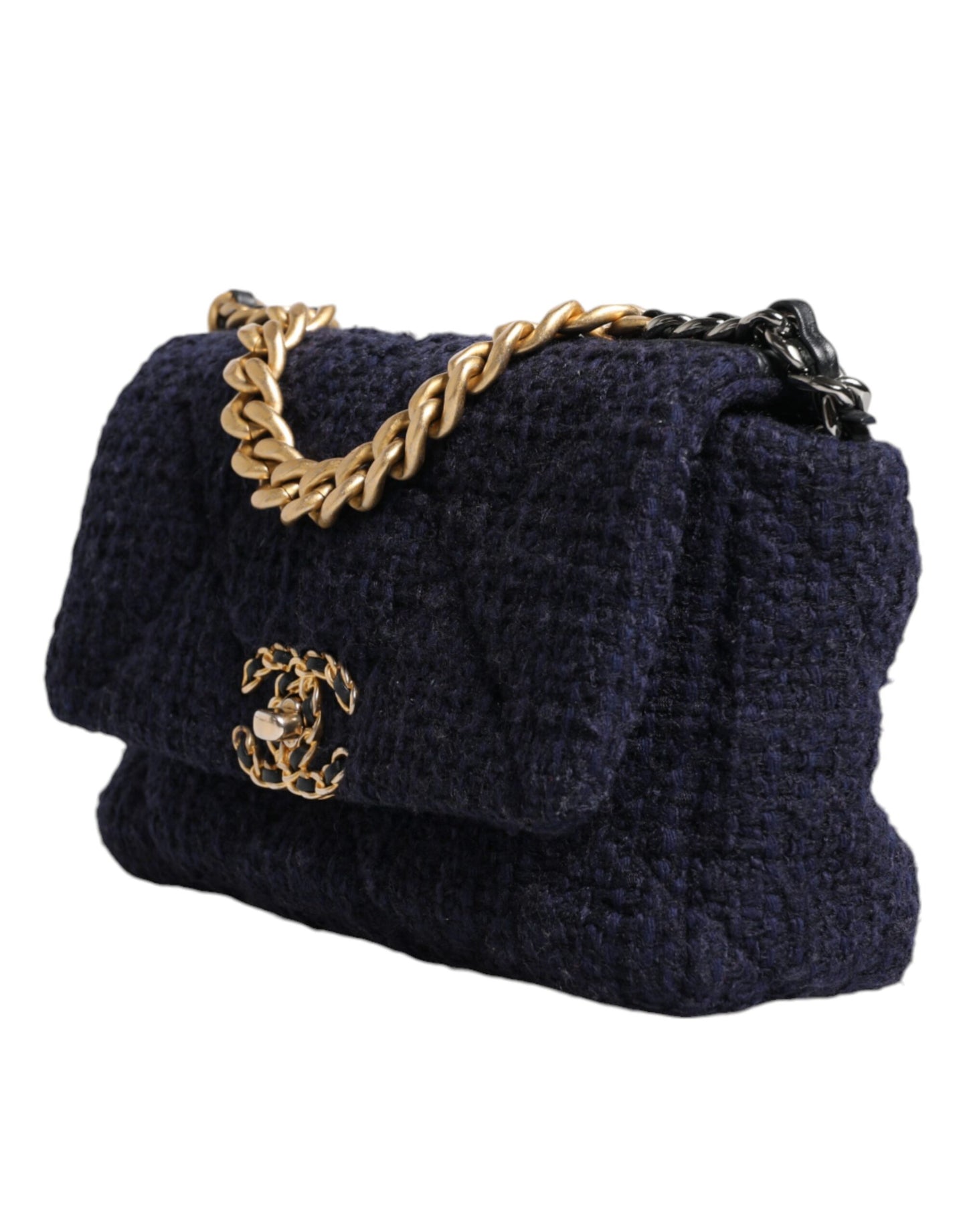 Chanel Dunkelblau mittelgroß