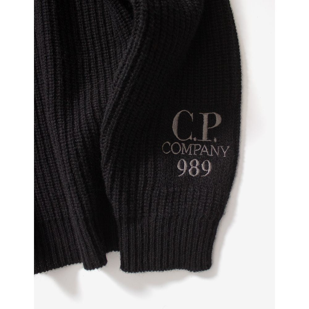 C.P. Company Schwarze Wolle herren Pullover