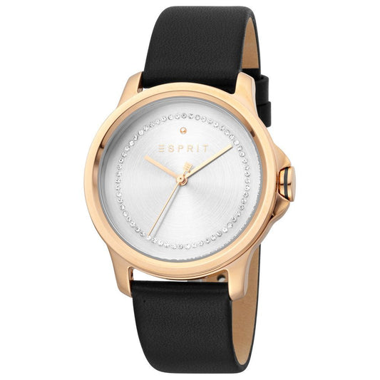 Esprit Roségold Leder Uhr