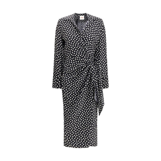 Crida Milano Como -Kleid in Crêpe de Chine