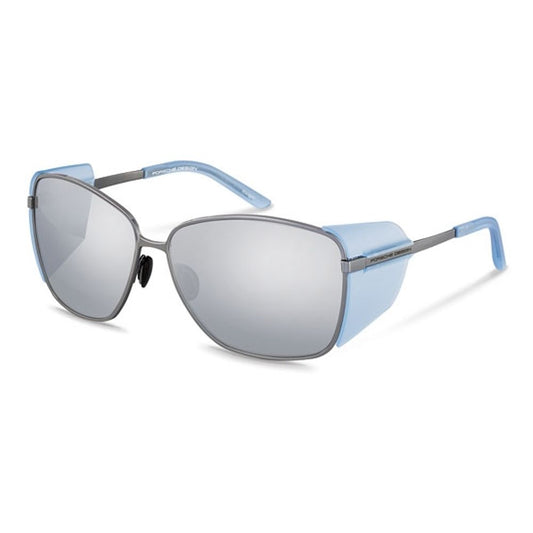 Porsche Design Graue Metall Sonnenbrille