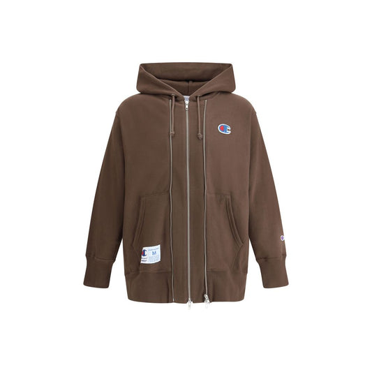 Undercover Hoodie mit doppelter Reißverschluss
