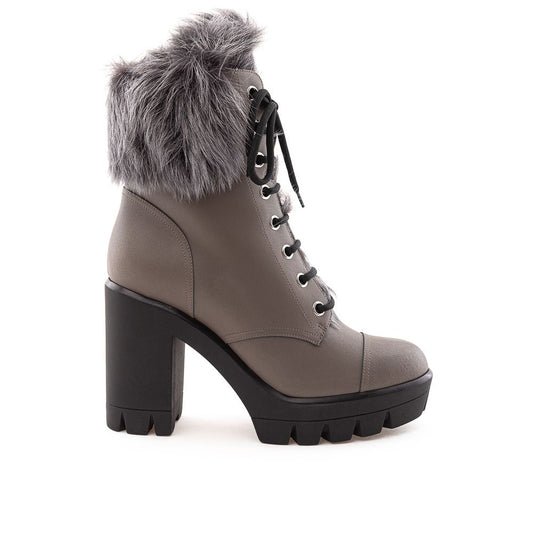 Giuseppe Zanotti Graues Öko -Leder Boot