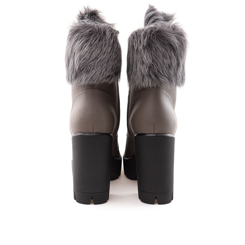 Giuseppe Zanotti Graues Öko -Leder Boot