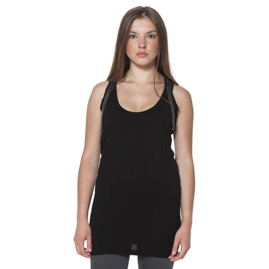 Fred Perry Schwarzer Polyester Unisex Tank