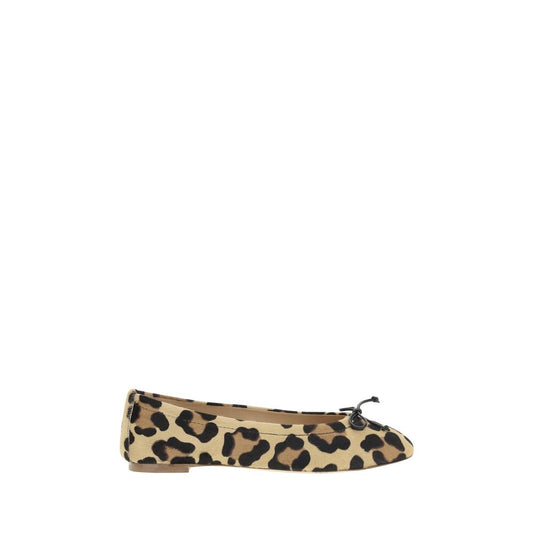 Francesco Russo Leopard-Print-Ballerinas