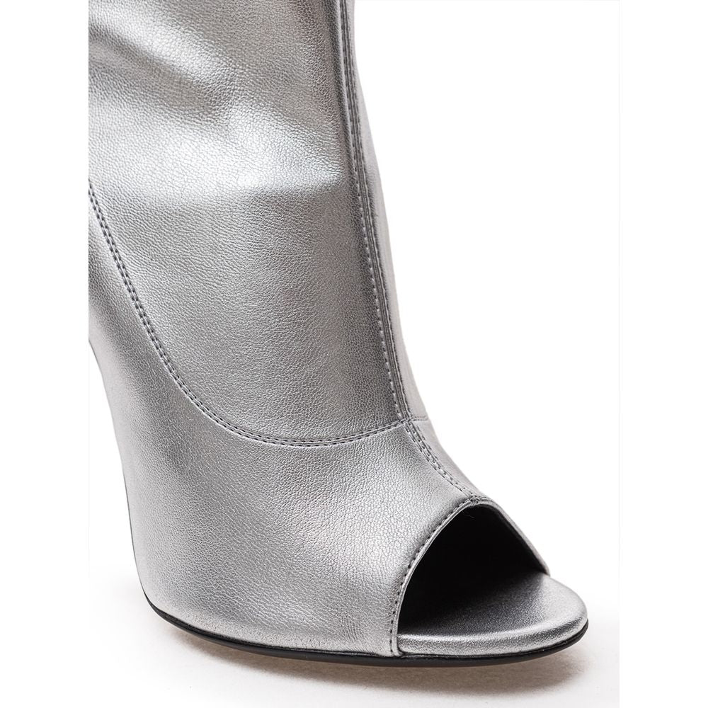 Giuseppe Zanotti Graues Leder Boot