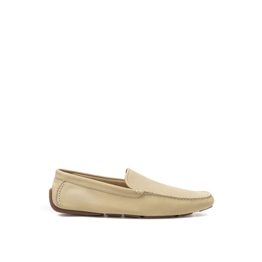 Bally Beige Ledermoccassin