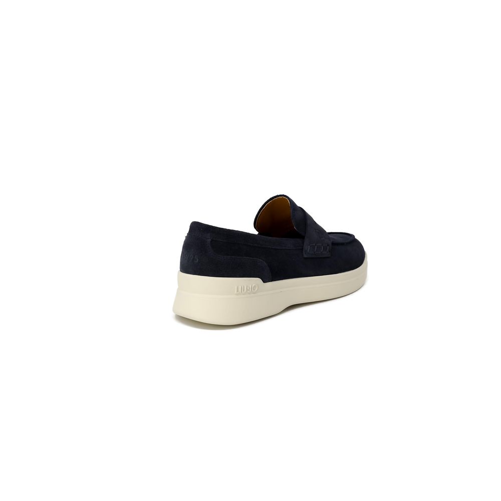 Liu Jo Blaues Wildleder Leder Oxfords und Derby