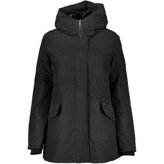 Woolrich Schwarze Baumwolljacken & Mantel