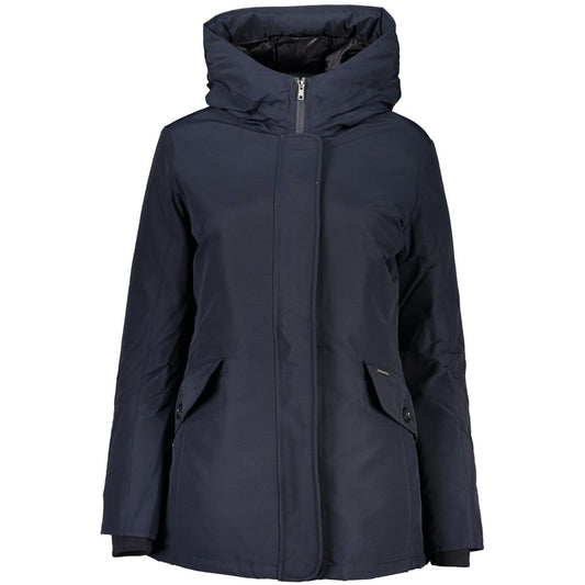 Woolrich Blaue Baumwolljacken & Mantel