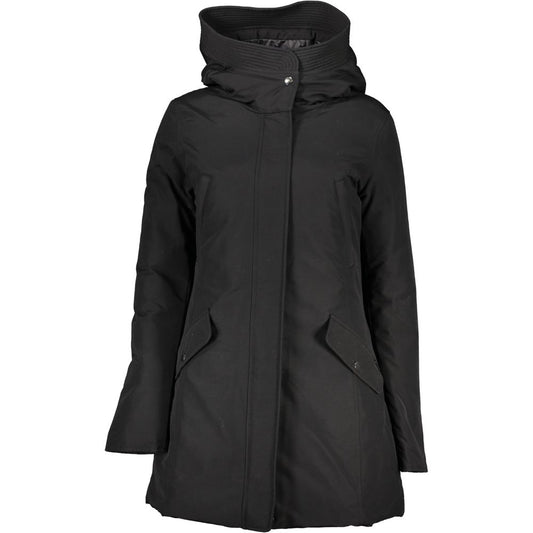 Woolrich Schwarze Baumwolljacken & Mantel