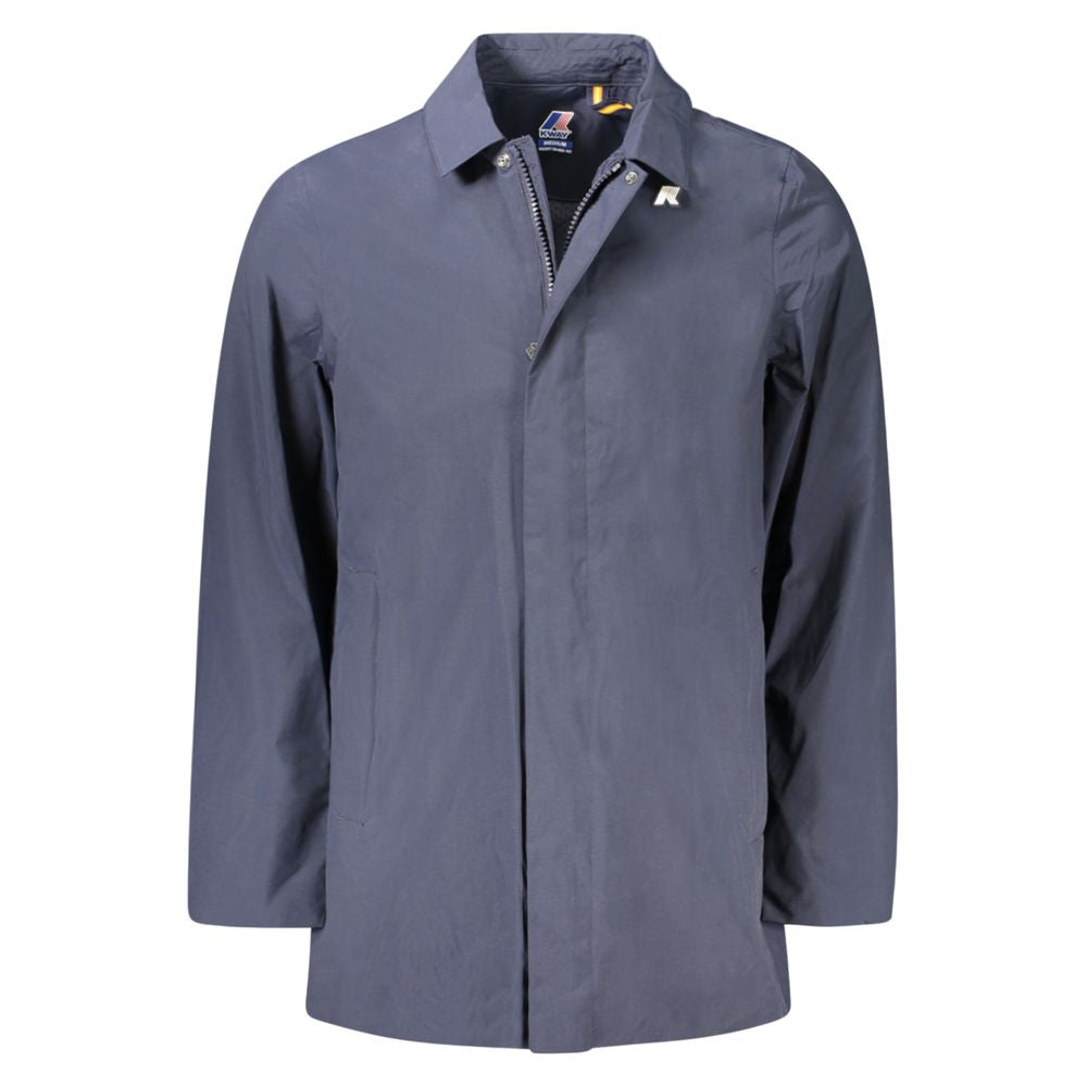 K-WAY Blaues Polyamid herren Jacke