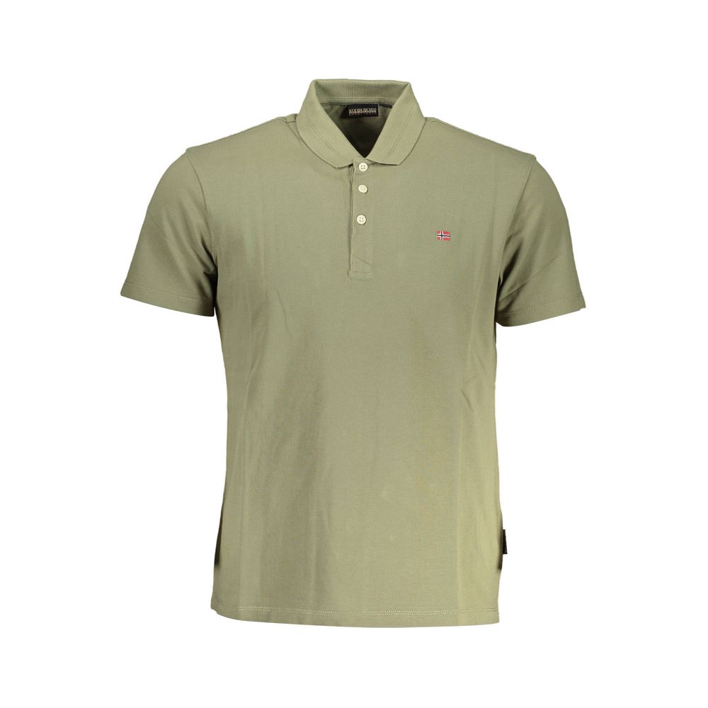 Napapijri Grüne Baumwolle herren Poloshirt