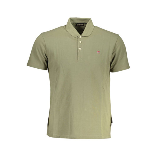 Napapijri Grüne Baumwolle herren Poloshirt