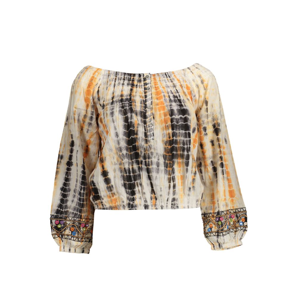 Desigual Beige Baumwolle damen T-Shirt