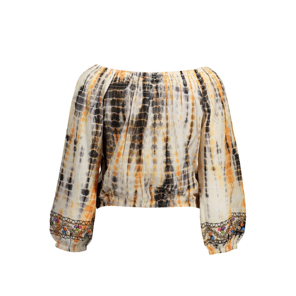 Desigual Beige Baumwolle damen T-Shirt