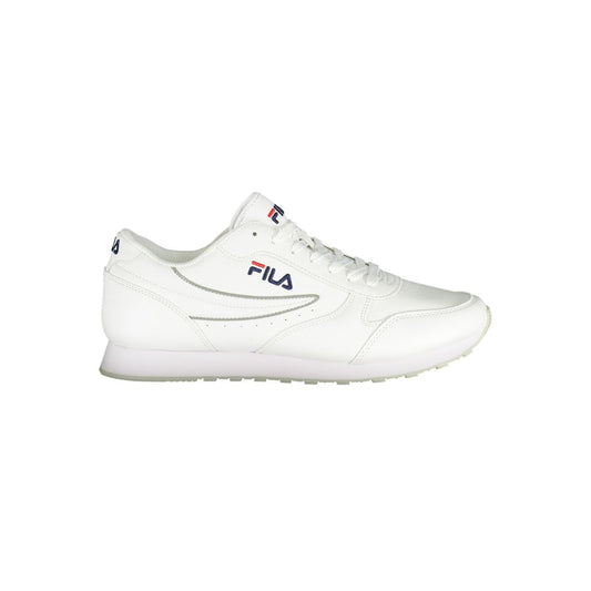 Fila Unberührte weiße Sportarten Sneakers mit Kontrastakzenten