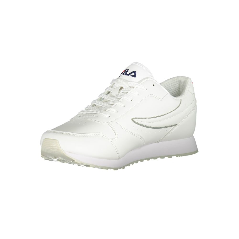Fila Unberührte weiße Sportarten Sneakers mit Kontrastakzenten