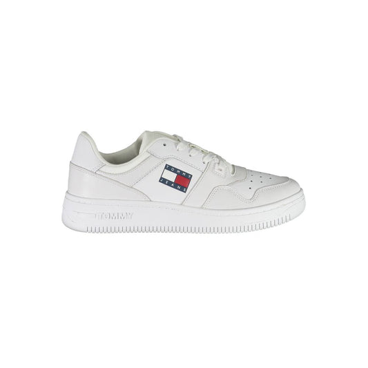 Tommy Hilfiger Weißer recycelter Polyester damen Sneaker