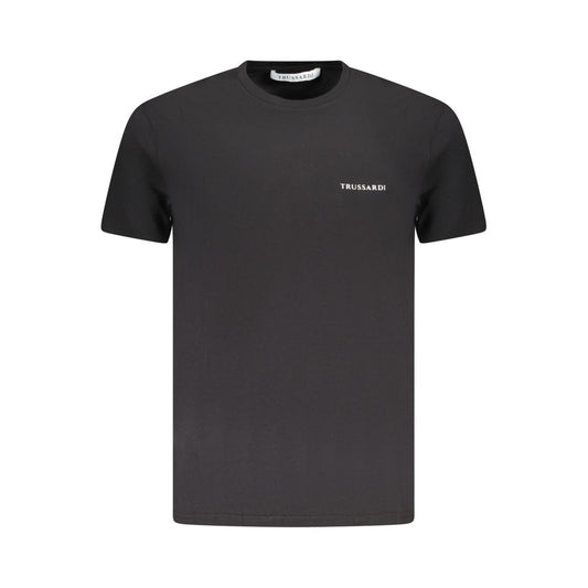 Trussardi Schwarze Baumwolle herren T-Shirt