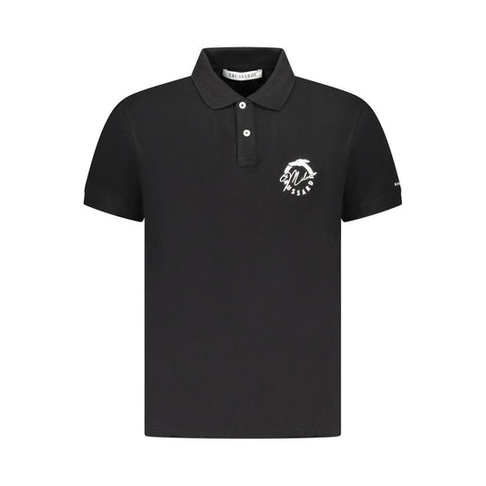 Trussardi Schwarze Baumwolle herren Poloshirt