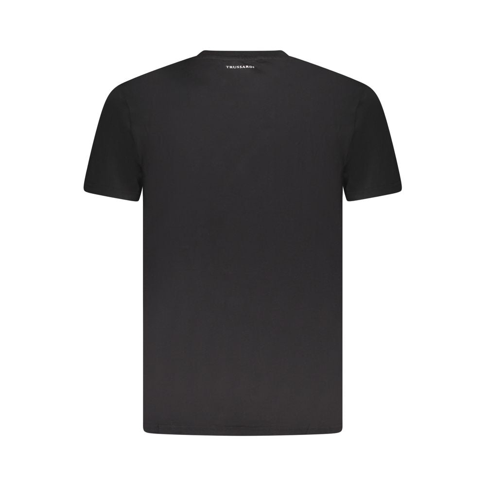 Trussardi Schwarze Baumwolle herren T-Shirt