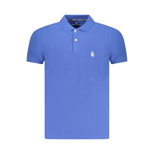 Marina Yachting Blaue Baumwolle herren Poloshirt